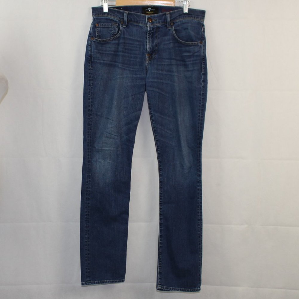 7 For All Mankind Straight Jeans 33 F183
